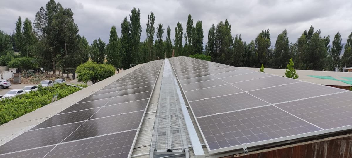 Instalación fotovoltaica de Climatización Solar